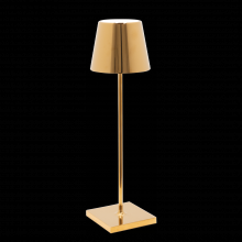 Zafferano America LD0440O4 - Poldina Glossy Table Lamp - Glossy Gold