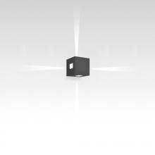 Artemide T42004NW28 - EFFETTO 14 SQUARE WALL LED 11W 30K 4 BEAM NARROW SPOT ANTHRACITE 120V