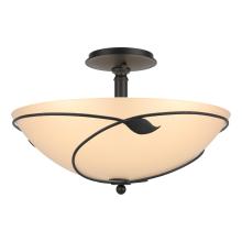 Hubbardton Forge - Canada 126732-SKT-10-SS0052 - Forged Leaves Large Semi-Flush