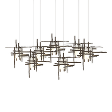 Hubbardton Forge - Canada 131096-SKT-LONG-05-YC0305 - Tura 7-Light Frosted Glass Pendant