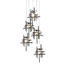 Hubbardton Forge - Canada 131128-SKT-LONG-07-YC0305 - Tura 5-Light Frosted Glass Pendant